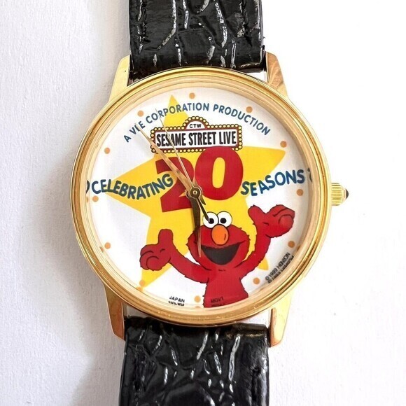 2000 Sesame Street‎ Live 20th Anniversary Watch- Vintage Sesame Street Live Elmo - Picture 5 of 14
